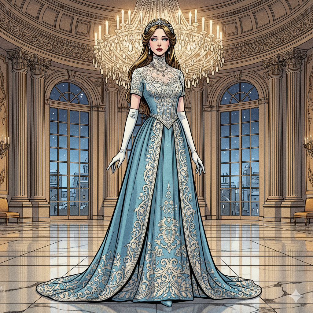 Ilustración del interior de la TARDIS